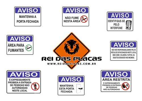 Placas de Aviso