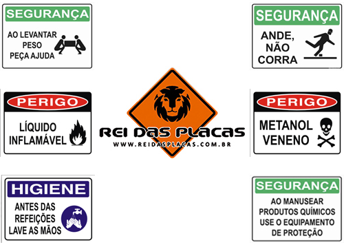 Placas de segurança