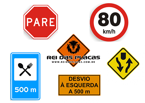 Placas de Sinalização