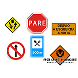 Placas para Sinalização Viária