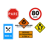 Placas de Trânsito